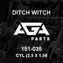 151-035 Ditch Witch CYL (2.5 X 1.50 | AGA Parts
