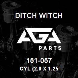151-057 Ditch Witch CYL (2.0 X 1.25 | AGA Parts