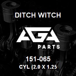 151-065 Ditch Witch CYL (2.0 X 1.25 | AGA Parts