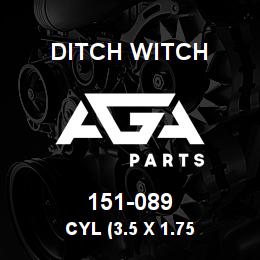 151-089 Ditch Witch CYL (3.5 X 1.75 | AGA Parts