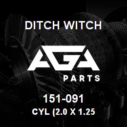 151-091 Ditch Witch CYL (2.0 X 1.25 | AGA Parts