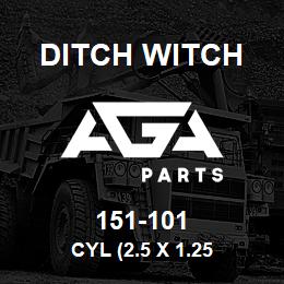 151-101 Ditch Witch CYL (2.5 X 1.25 | AGA Parts
