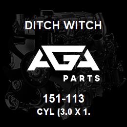 151-113 Ditch Witch CYL (3.0 X 1. | AGA Parts