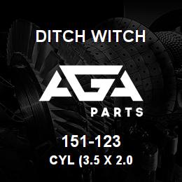 151-123 Ditch Witch CYL (3.5 X 2.0 | AGA Parts