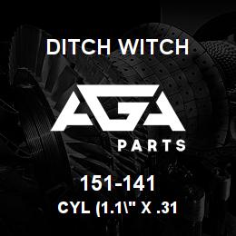 151-141 Ditch Witch CYL (1.1" X .31 | AGA Parts
