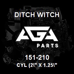151-210 Ditch Witch CYL (2" X 1.25" | AGA Parts