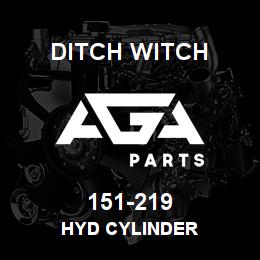 151-219 Ditch Witch HYD CYLINDER | AGA Parts