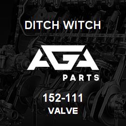 152-111 Ditch Witch VALVE | AGA Parts