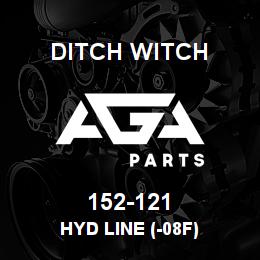 152-121 Ditch Witch HYD LINE (-08F) | AGA Parts
