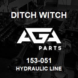 153-051 Ditch Witch HYDRAULIC LINE | AGA Parts