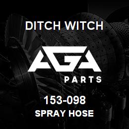 153-098 Ditch Witch SPRAY HOSE | AGA Parts