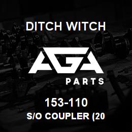 153-110 Ditch Witch S/O COUPLER (20 | AGA Parts