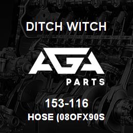 153-116 Ditch Witch HOSE (08OFX90S | AGA Parts