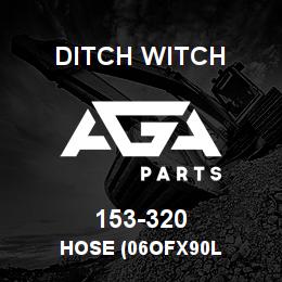 153-320 Ditch Witch HOSE (06OFX90L | AGA Parts