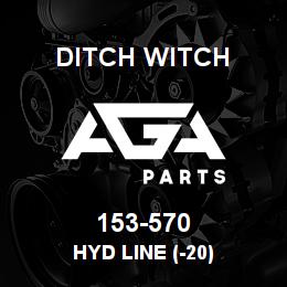 153-570 Ditch Witch HYD LINE (-20) | AGA Parts