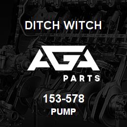 153-578 Ditch Witch PUMP | AGA Parts