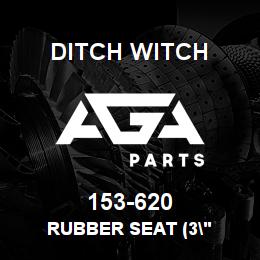 153-620 Ditch Witch RUBBER SEAT (3" | AGA Parts