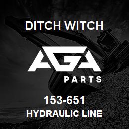 153-651 Ditch Witch HYDRAULIC LINE | AGA Parts