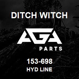 153-698 Ditch Witch HYD LINE | AGA Parts