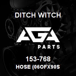 153-768 Ditch Witch HOSE (06OFX90S | AGA Parts