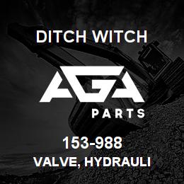 153-988 Ditch Witch VALVE, HYDRAULI | AGA Parts