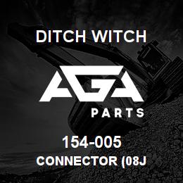 154-005 Ditch Witch CONNECTOR (08J | AGA Parts
