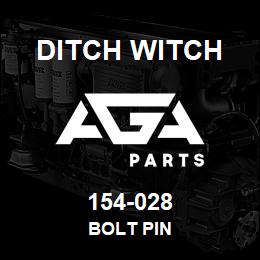 154-028 Ditch Witch BOLT PIN | AGA Parts