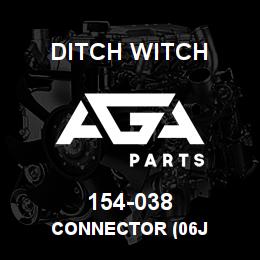 154-038 Ditch Witch CONNECTOR (06J | AGA Parts