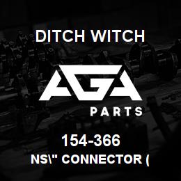 154-366 Ditch Witch NS" CONNECTOR ( | AGA Parts