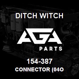 154-387 Ditch Witch CONNECTOR (04O | AGA Parts