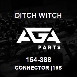 154-388 Ditch Witch CONNECTOR (16S | AGA Parts