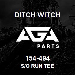 154-494 Ditch Witch S/O RUN TEE | AGA Parts