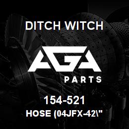154-521 Ditch Witch HOSE (04JFX-42" | AGA Parts