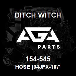 154-545 Ditch Witch HOSE (04JFX-18" | AGA Parts