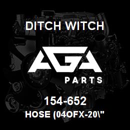 154-652 Ditch Witch HOSE (04OFX-20" | AGA Parts