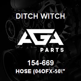 154-669 Ditch Witch HOSE (04OFX-50" | AGA Parts