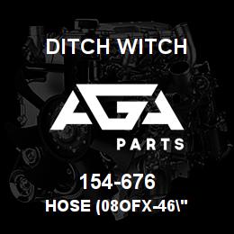 154-676 Ditch Witch HOSE (08OFX-46" | AGA Parts