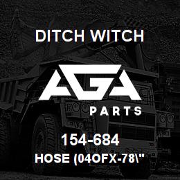 154-684 Ditch Witch HOSE (04OFX-78" | AGA Parts