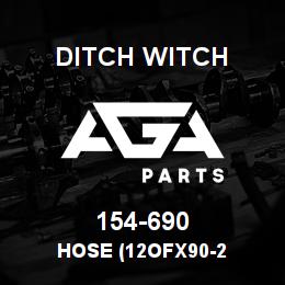154-690 Ditch Witch HOSE (12OFX90-2 | AGA Parts