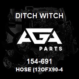 154-691 Ditch Witch HOSE (12OFX90-4 | AGA Parts