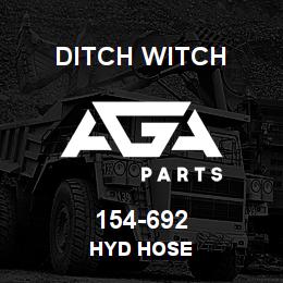 154-692 Ditch Witch HYD HOSE | AGA Parts