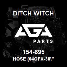 154-695 Ditch Witch HOSE (04OFX-38" | AGA Parts