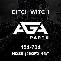 154-734 Ditch Witch HOSE (06OFX-46" | AGA Parts