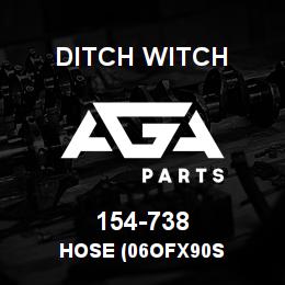 154-738 Ditch Witch HOSE (06OFX90S | AGA Parts