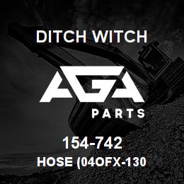 154-742 Ditch Witch HOSE (04OFX-130 | AGA Parts