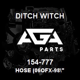 154-777 Ditch Witch HOSE (06OFX-98" | AGA Parts