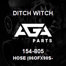154-805 Ditch Witch HOSE (06OFX90S- | AGA Parts