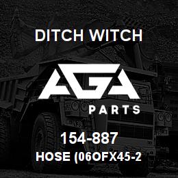 154-887 Ditch Witch HOSE (06OFX45-2 | AGA Parts