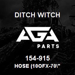 154-915 Ditch Witch HOSE (10OFX-70" | AGA Parts