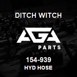154-939 Ditch Witch HYD HOSE | AGA Parts